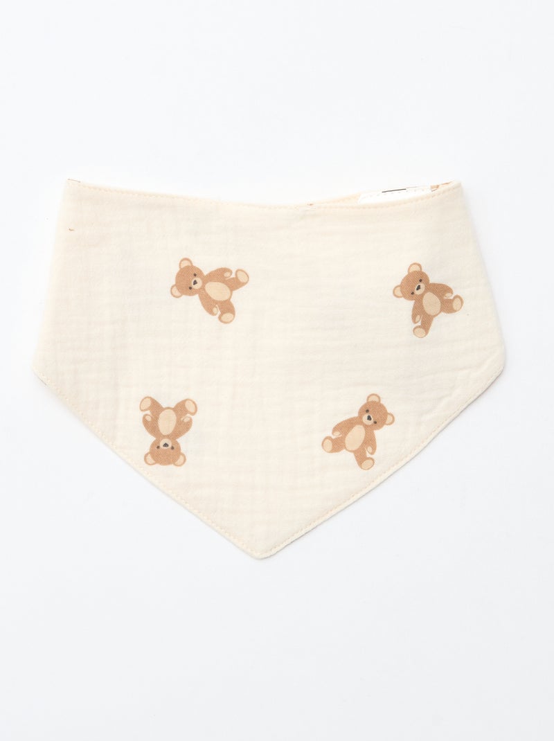 GIFTBOX brassière + pantalon + chaussettes + bonnet + bavoir Beige - Kiabi