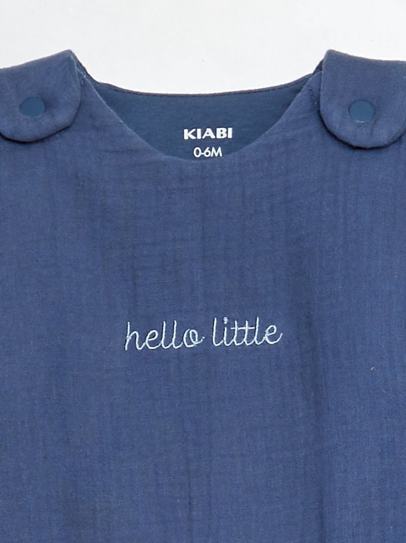 Gigoteuse chaude TOG 2 manches amovibles BLEU - Kiabi