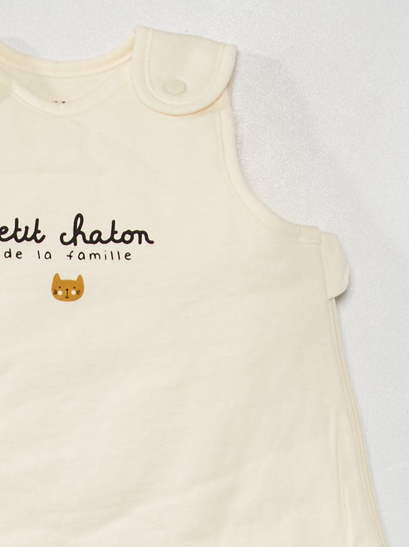 Gigoteuse en coton - TOG 2 Blanc - Kiabi