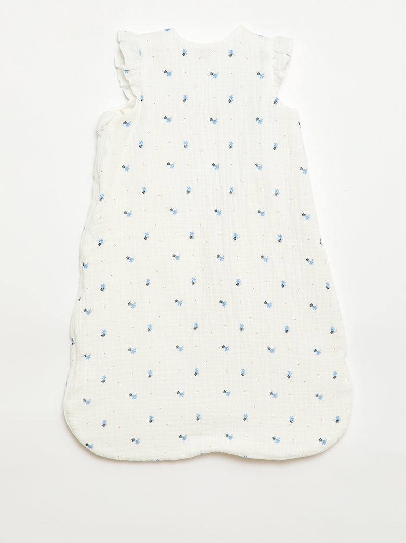 Gigoteuse imprimée sans manches Blanc - Kiabi