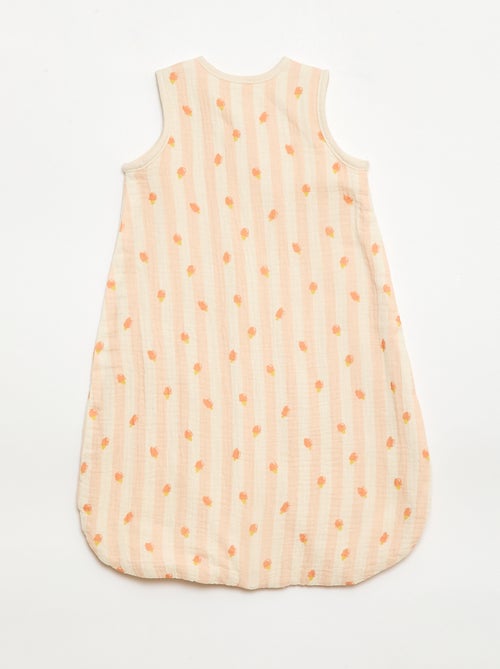 Gigoteuse sans manches animée en gaze de coton TOG 1 - Kiabi