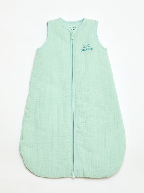 Gigoteuse sans manches zippée en coton - Kiabi