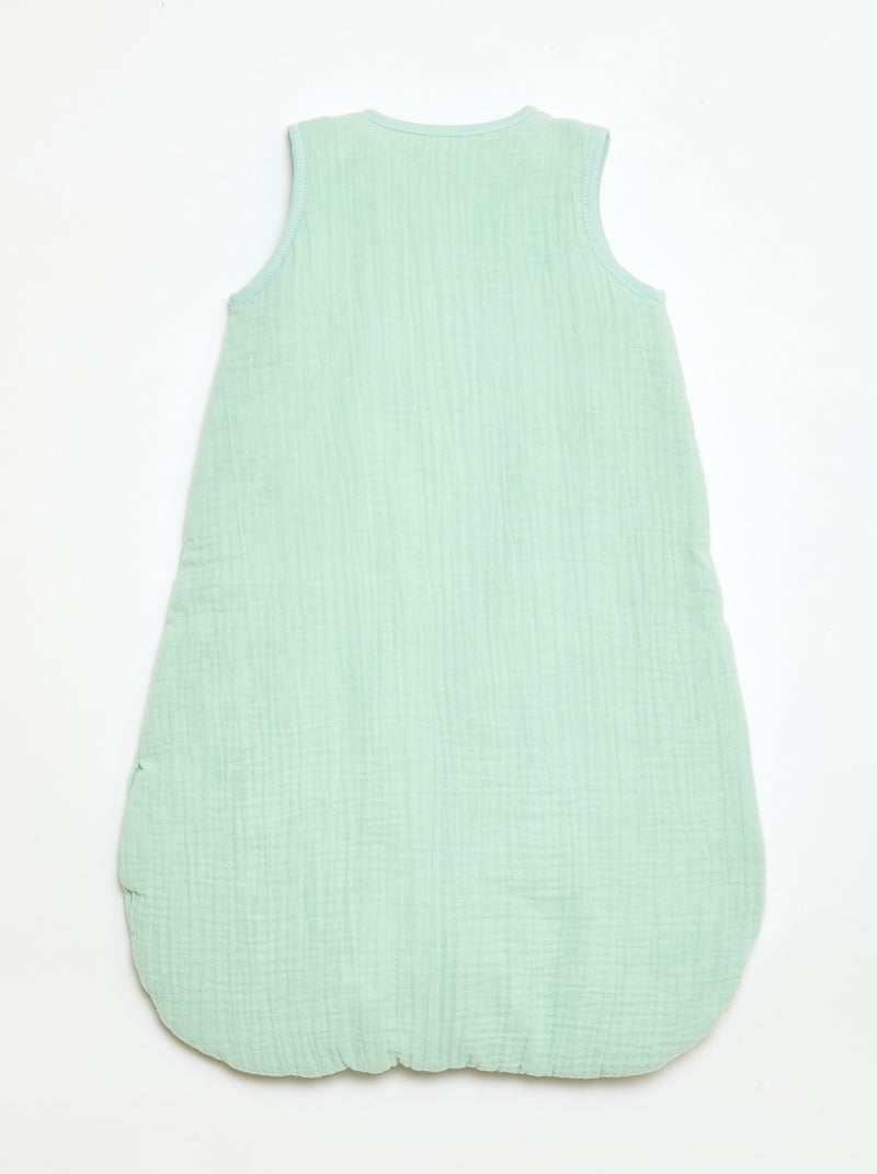 Gigoteuse sans manches zippée en coton TOG 2 Bleu - Kiabi