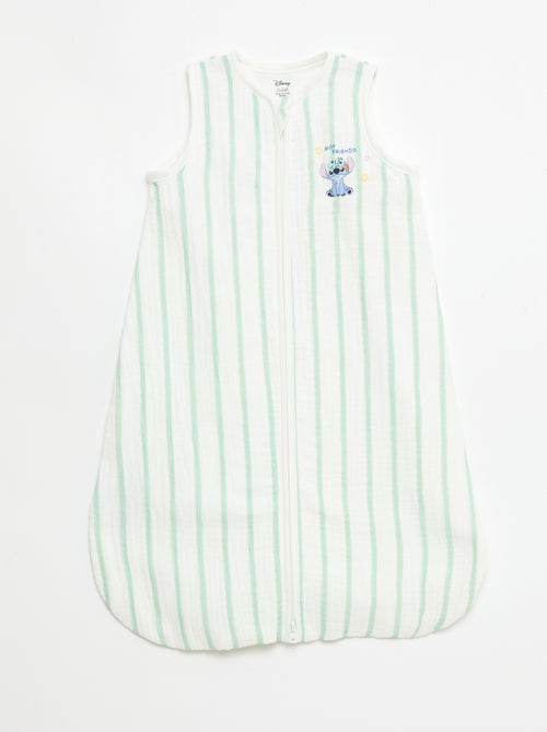 Gigoteuse zippée sans manches 'Disney' 'Stitch' en velours - Kiabi