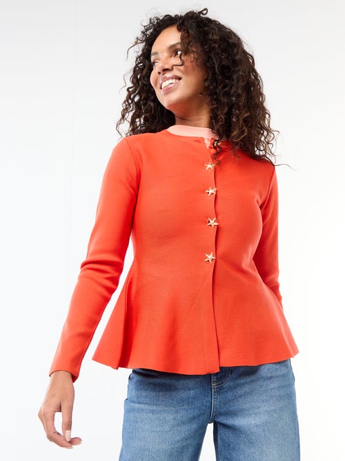 Gilet à boutons étoiles - Kiabi