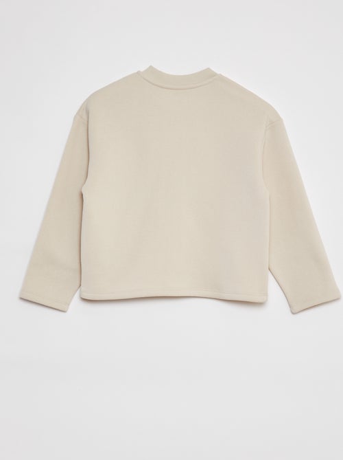 Gilet à manches longues avec ouverture pressions - Kiabi