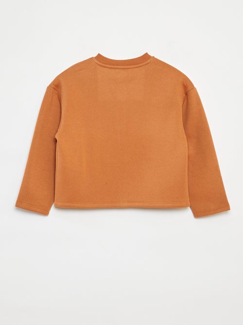 Gilet à manches longues avec ouverture pressions - Kiabi