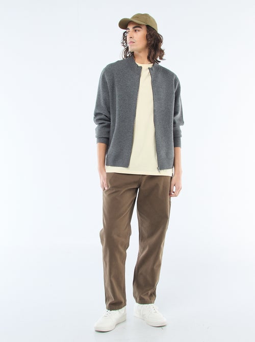 Gilet caldo zippato con collo alto - Kiabi Gilet caldo zippato con collo alto - Kiabi