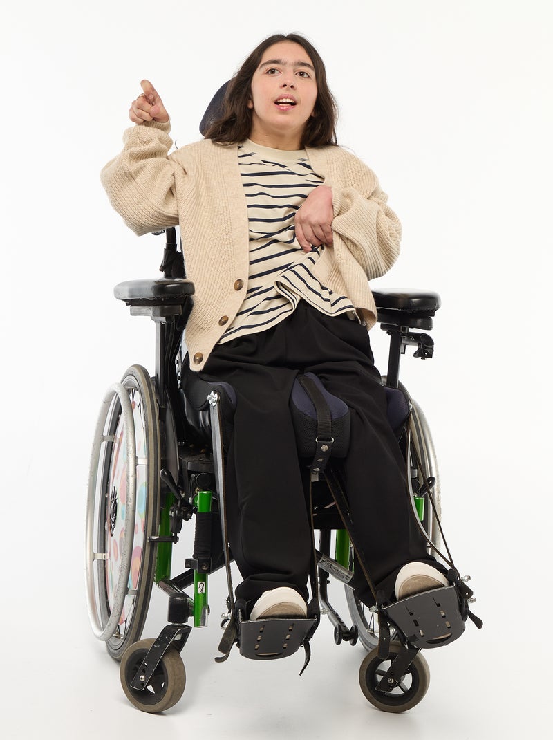 Gilet chaud boutons aimantés - collection facile à enfiler Beige - Kiabi