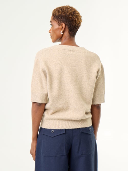 Gilet col V sans manches - Kiabi Gilet col V sans manches - Kiabi