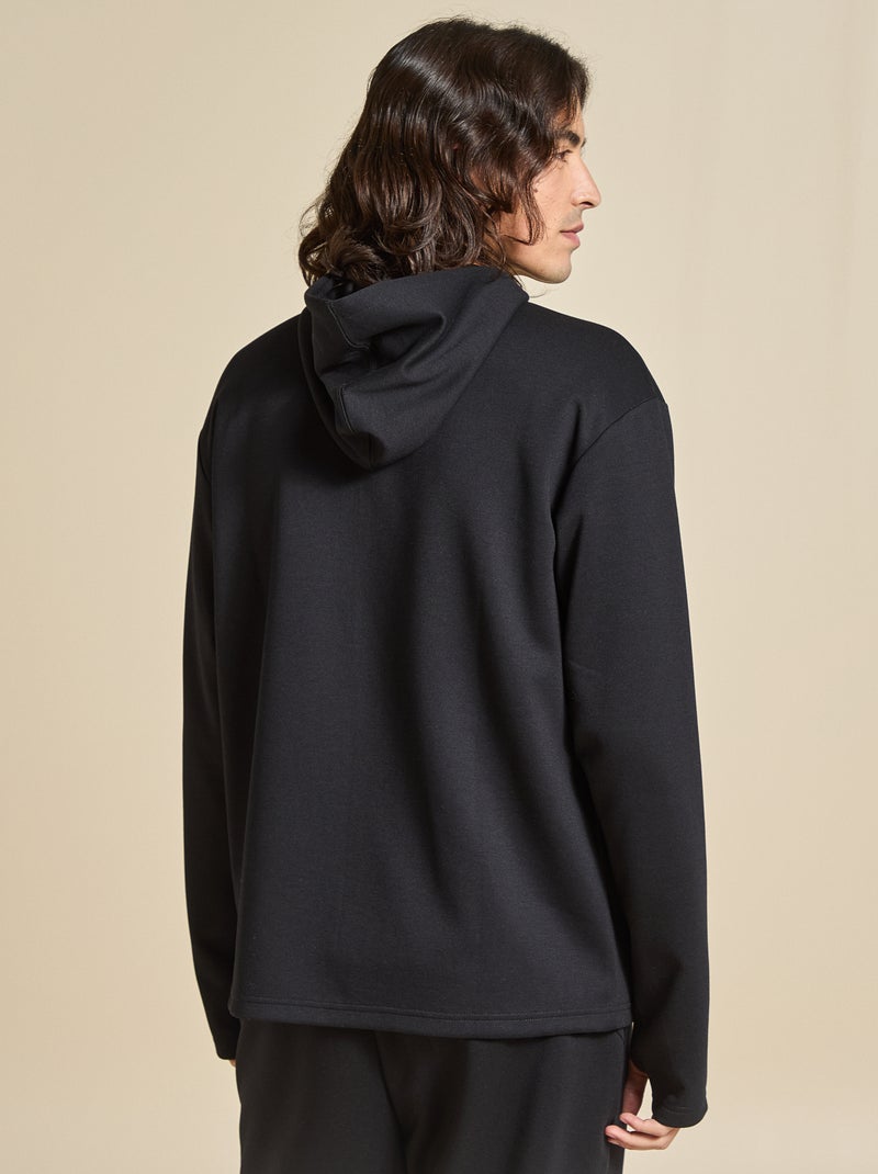 Gilet de sport à capuche - (ekstract) Noir - Kiabi