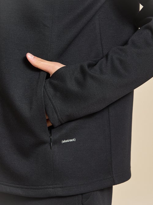 Gilet de sport à capuche - (ekstract) - Kiabi