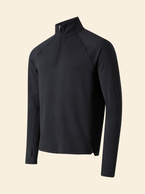 Gilet de sport à col zippé - Kiabi