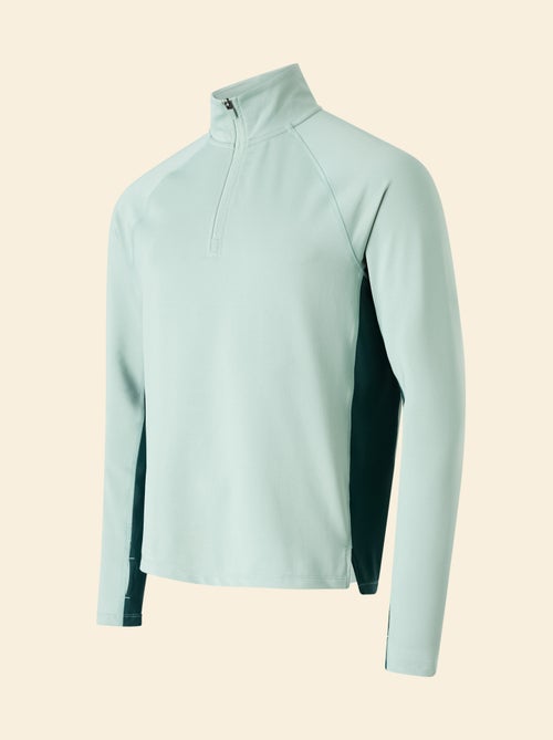 Gilet de sport à col zippé - Kiabi