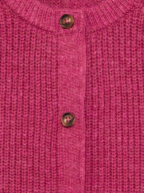 Gilet en maille chaude - collection facile à enfiler - Kiabi