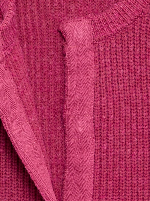 Gilet en maille chaude - collection facile à enfiler - Kiabi