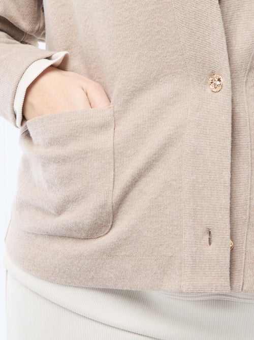 Gilet en maille doudou - Kiabi