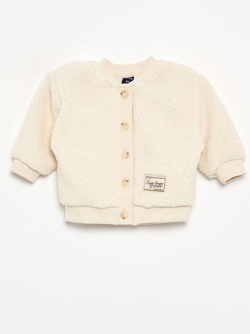 Gilet en matière effet moutonné - Kiabi Gilet en matière effet moutonné - Kiabi