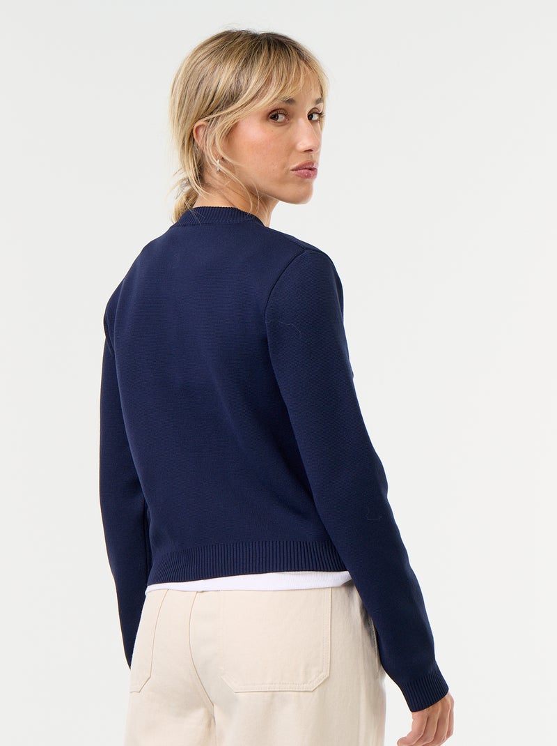 Gilet officier avec galons décoratifs Bleu - Kiabi
