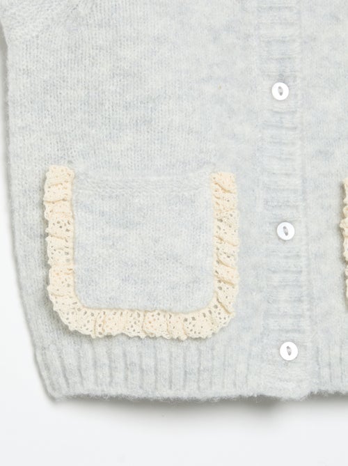 Gilet sans manches avec poches brodées - Kiabi