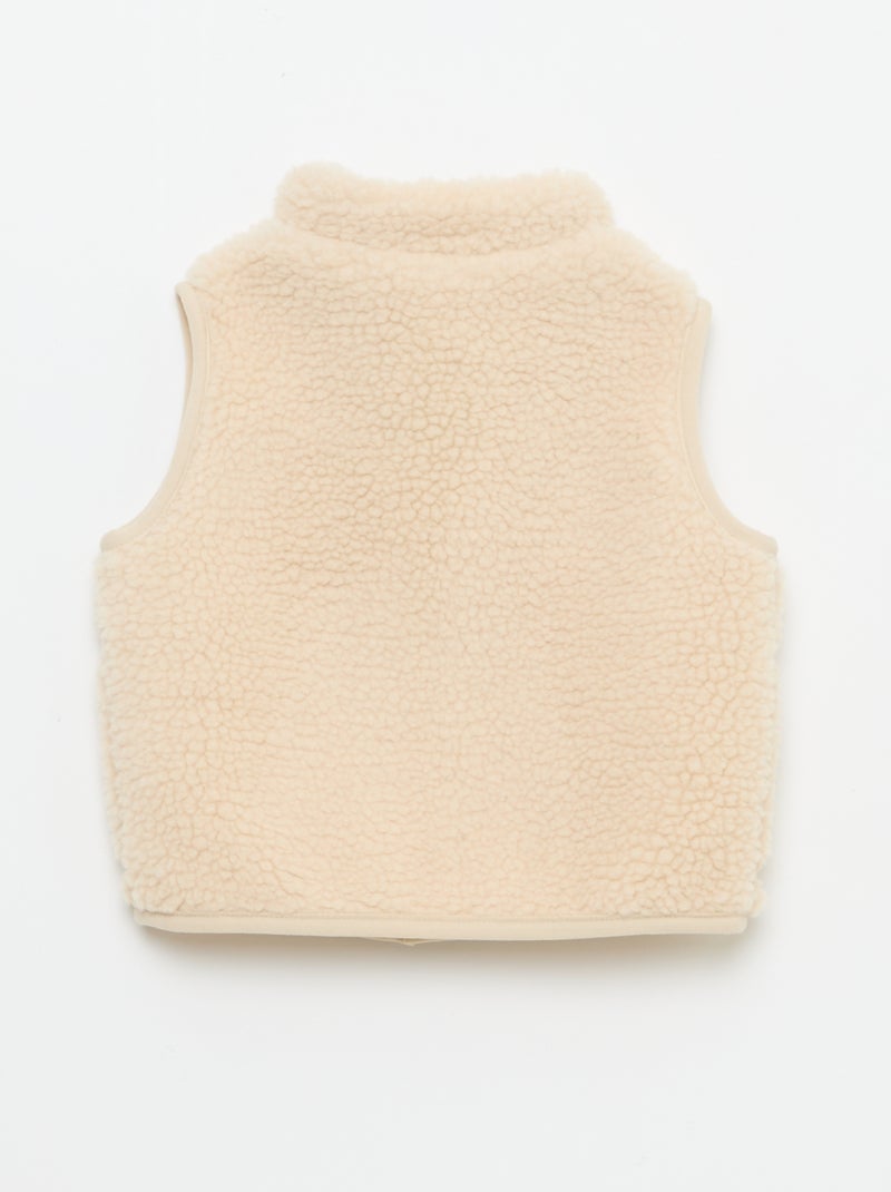 Gilet sans manches Beige - Kiabi