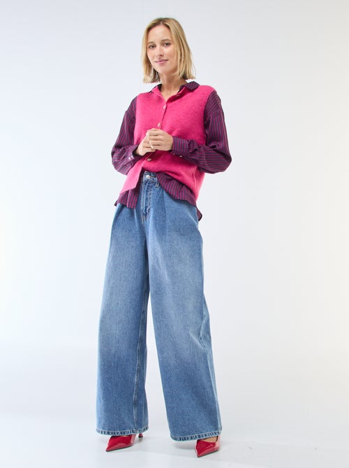 Gilet sans manches uni - Kiabi