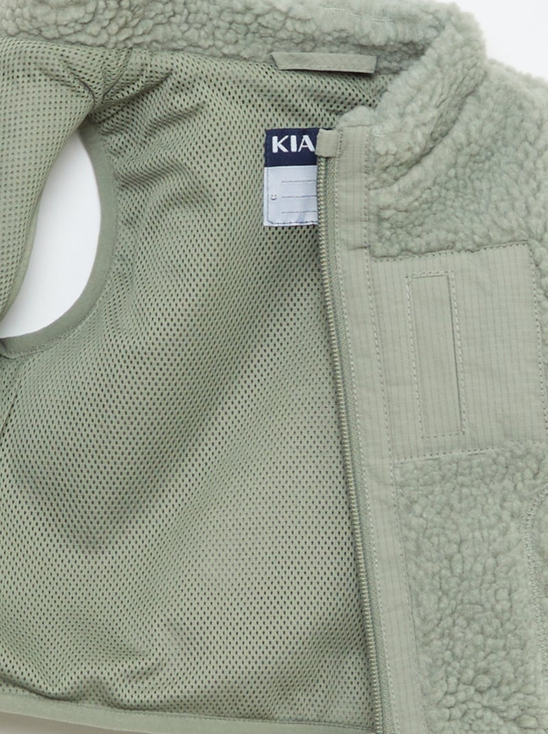 Gilet sans manches Vert - Kiabi