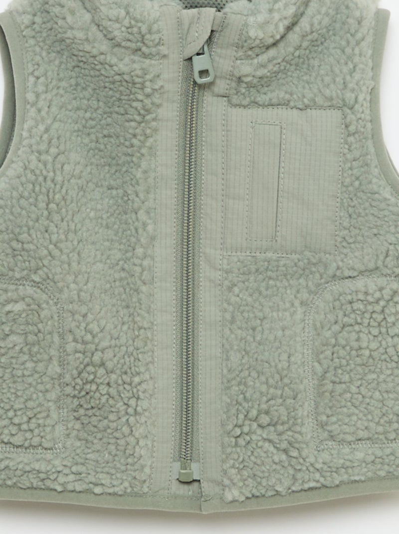 Gilet sans manches Vert - Kiabi