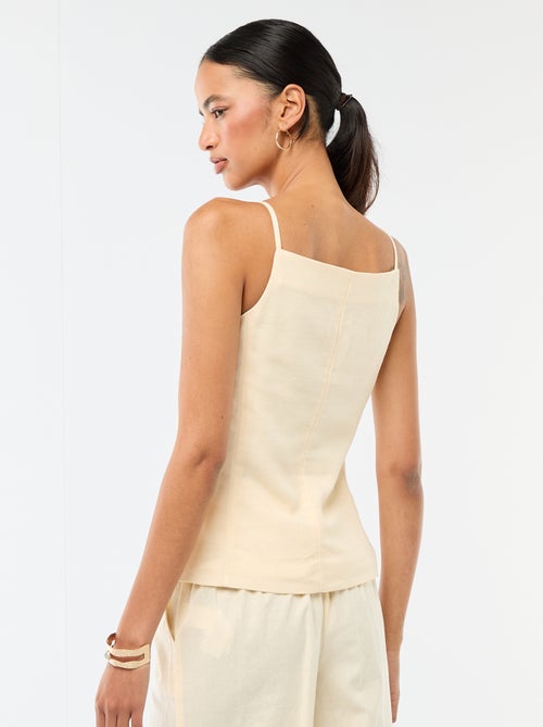 Gilet smanicato con bretelle - Kiabi