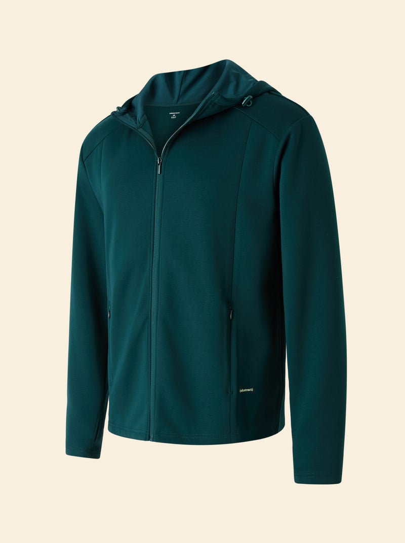 Gilet sportivo con cappuccio - (ekstract) Verde - Kiabi