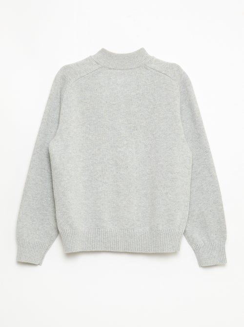 Gilet zippé à col montant - Kiabi