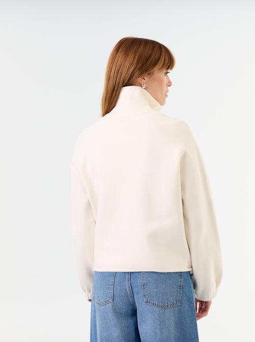 Gilet zippé col montant - Kiabi