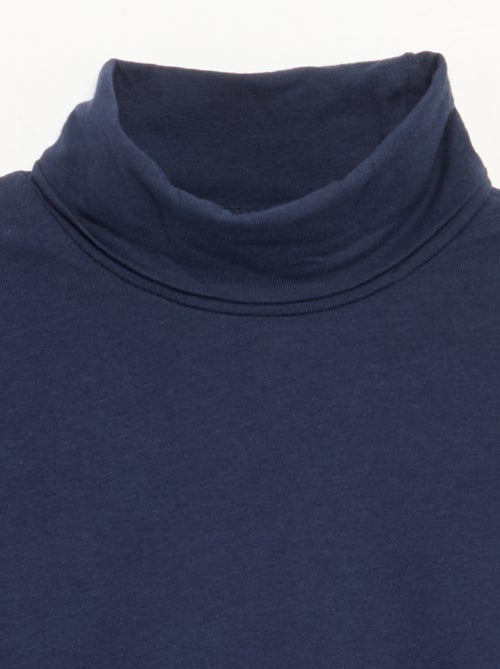 Girls' Plain Turtleneck Top - Kiabi