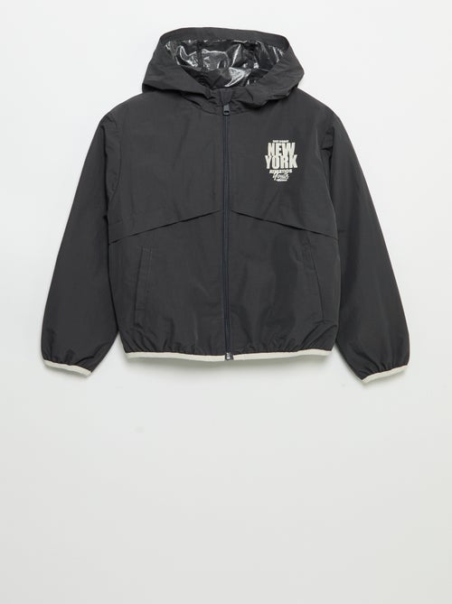 Giubbotto antivento con cappuccio - Kiabi