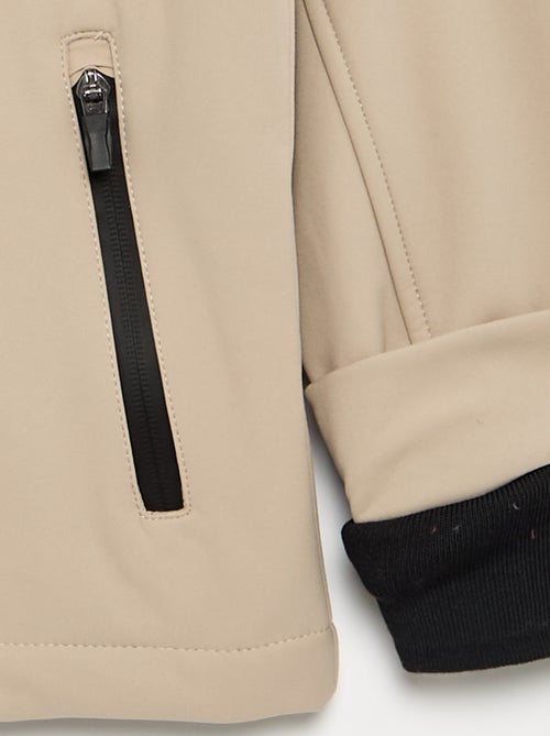 Giubbotto con cappuccio foderato in micropile - Kiabi