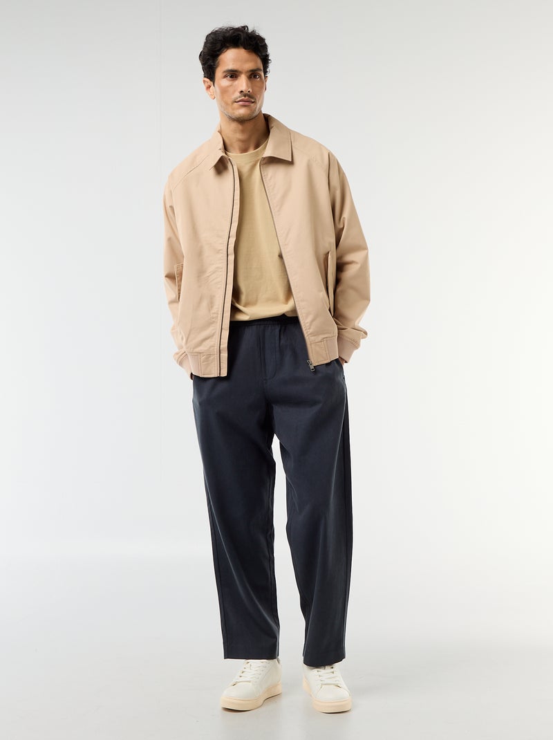 Giubbotto in twill Beige - Kiabi