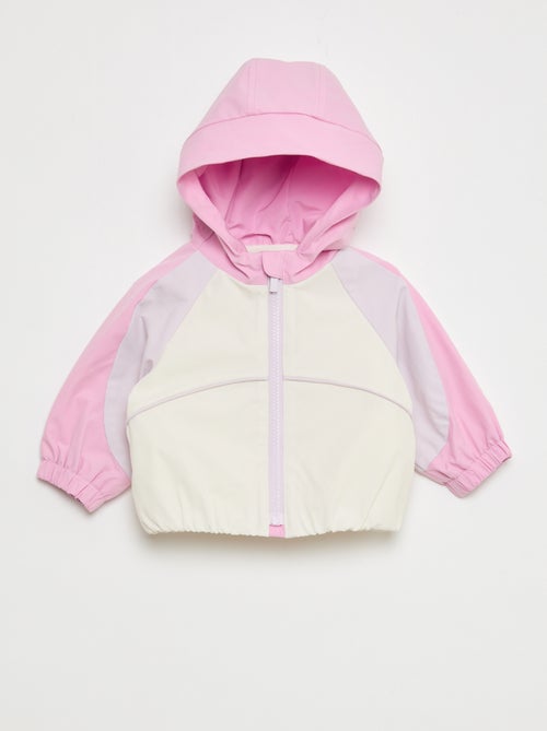 Giubbotto sportivo con zip e cappuccio - Kiabi