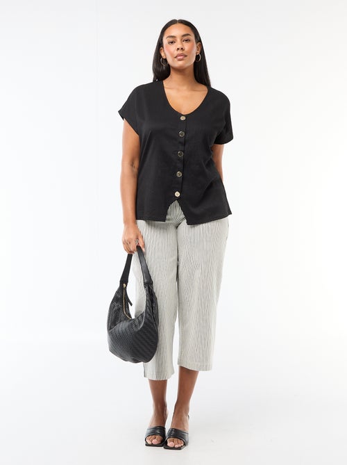 Golden Button Top - Kiabi Golden Button Top - Kiabi