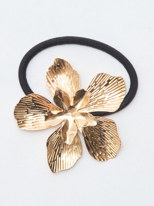 Goldfarbene Blumen-Haarspangen - Kiabi