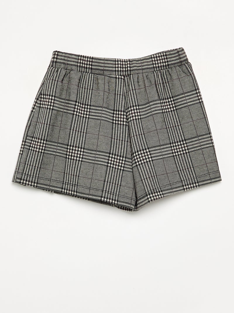 Gonna pantaloncino a fantasia Grigio - Kiabi