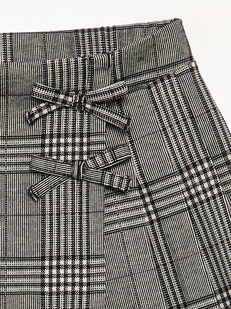 Gonna pantaloncino a fantasia Grigio - Kiabi