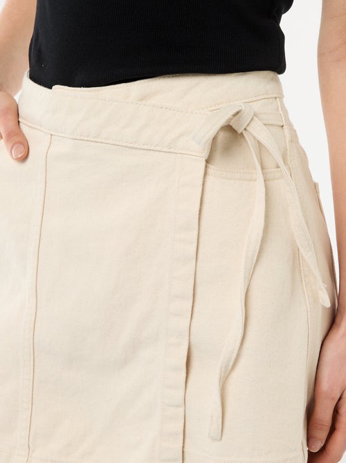 Gonna pantaloncino in denim - Kiabi