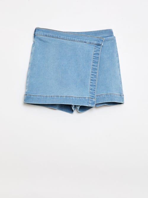 Gonna-pantaloncino in denim - Kiabi Gonna-pantaloncino in denim - Kiabi