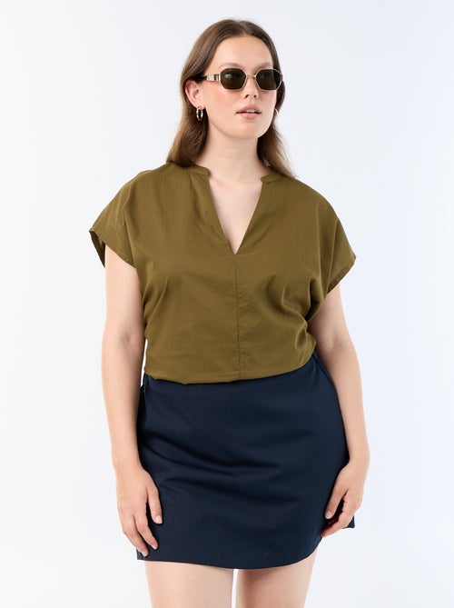 Gonna pantaloncino in maglia spessa - Kiabi