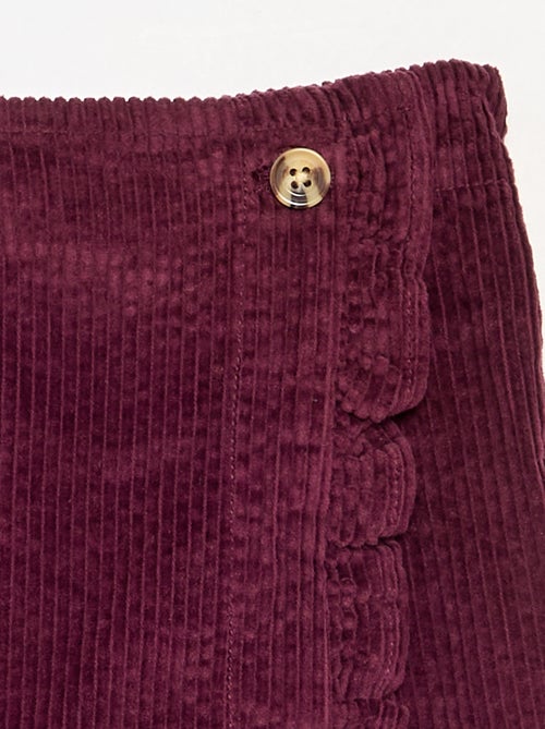 Gonna-pantaloncino in velluto a costine - Kiabi