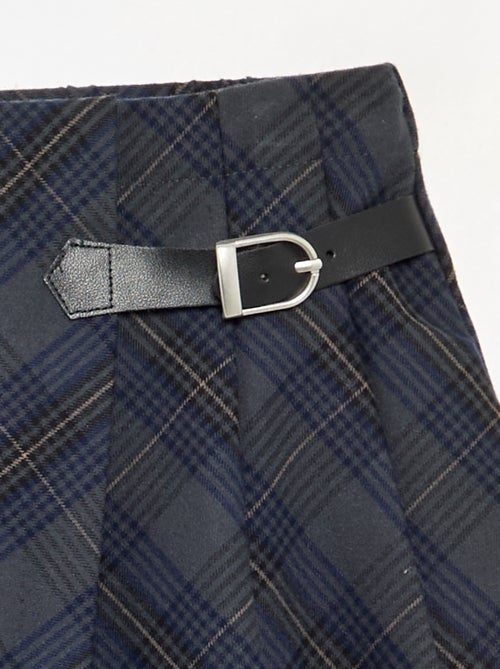Gonna pantalone a quadri - Kiabi