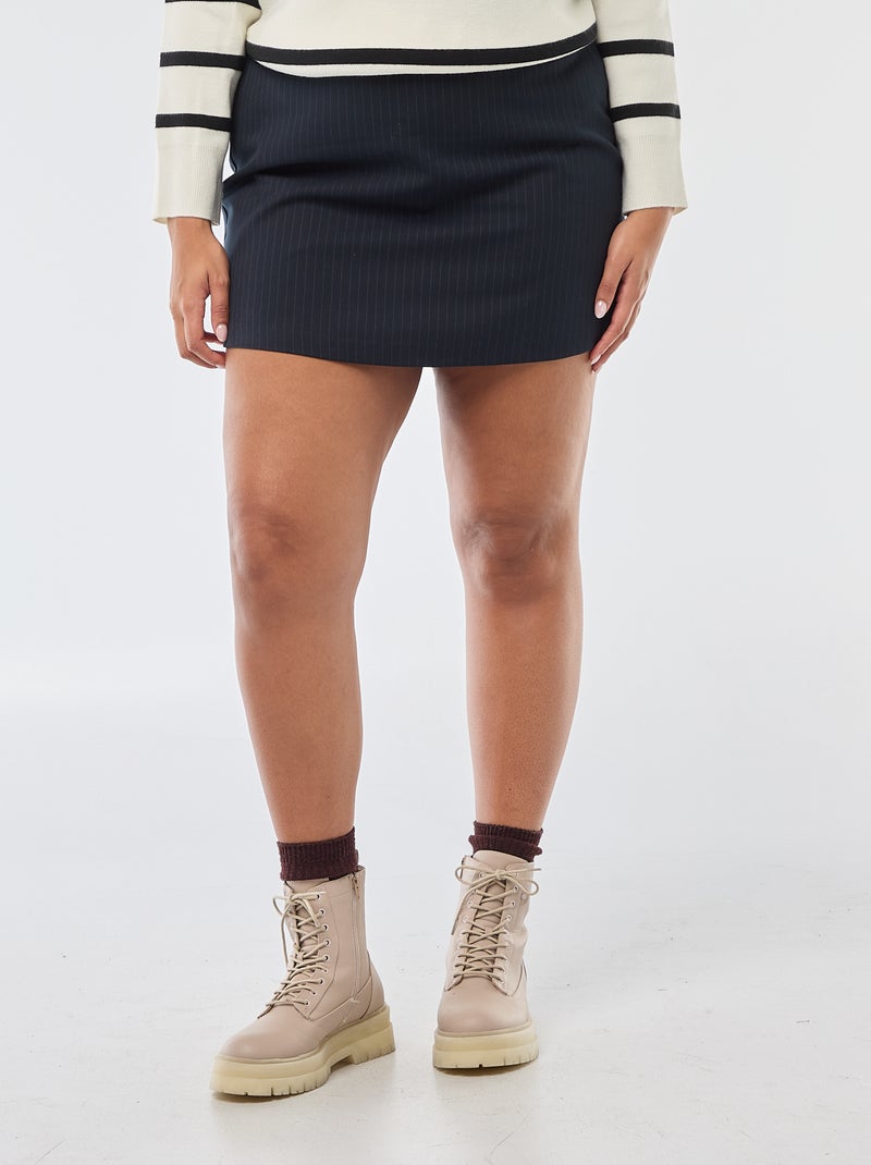 Gonna pantalone a vita alta Blu - Kiabi