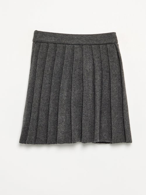 Gonna plissettata in maglia compatta - Kiabi