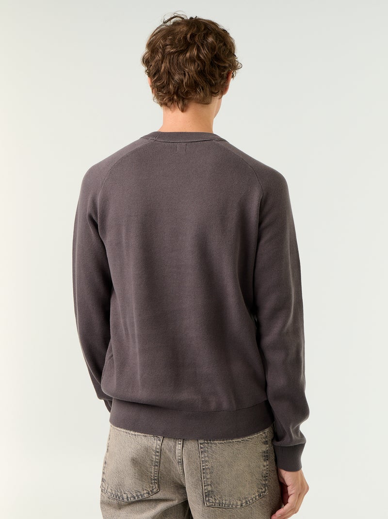 Grobstrickpullover Gris - Kiabi
