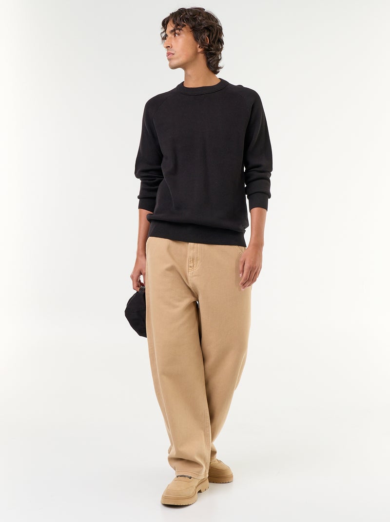 Grobstrickpullover Noir - Kiabi
